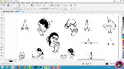 Wedding Card Clip art Corel Draw Hindi Video Tutorial - YouTube