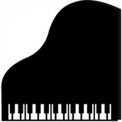 Grand piano card | Grand pianos, Silhouette design and Pianos