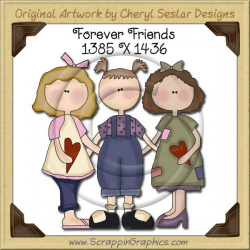 Forever Friends Single Graphics Clip Art Download : Scrappin ...