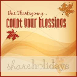 Blessings Thanksgiving Card Background | Thanksgiving Clipart ...