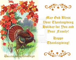 Thanksgiving Day Holiday Card clipart - Thanksgiving ...