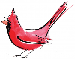 Red Cardinal Drawing at GetDrawings.com | Free for personal use Red ...