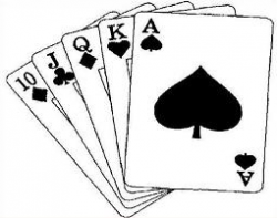 28+ Collection of Deck Of Cards Clipart Black And White | High ...