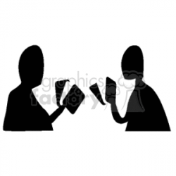 Clip Art / People / Shadow People and more related vector clipart ...