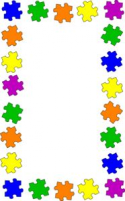What a Puzzle! Borders with Corners | School Decoration Borders ...