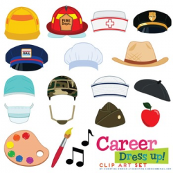 Career / Jobs Dress Up Clip Art Set #AugTpTClipLove | TpT
