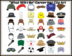 What Will I Be: Career Hat Clip Art — Kindergarten Kiosk