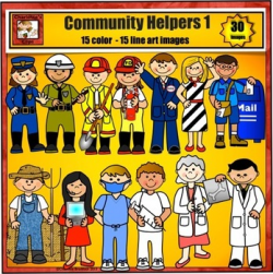 Community Helpers Clip Art - Jobs and Careers by Charlotte's Clips