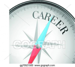 Vector Art - Compass career. Clipart Drawing gg70521500 - GoGraph