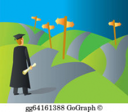 Vector Art - Direction - career. Clipart Drawing gg54486761 - GoGraph