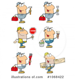 Career Clipart #1068422 - Illustration by Hit Toon