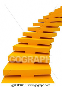 Stock Illustration - Color stairs - business & career. Clipart ...