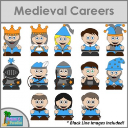 Medieval Careers Clip Art