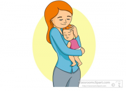 28+ Collection of Mother Taking Care Of Baby Clipart | High quality ...