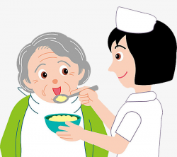 Elderly Care Nurse Material, Nurse, Old People, Look After PNG Image ...