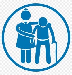 Nursing Care @ Home - Clipart Old People Carers, HD Png ...