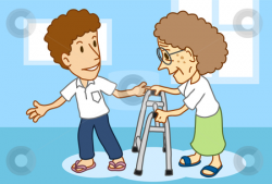 28+ Collection of Caring For Elderly Clipart | High quality, free ...