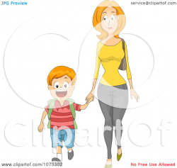 Mother And Baby clipart son - Pencil and in color mother and baby ...