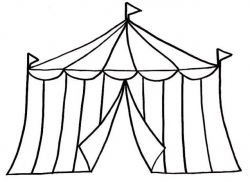 Circus Tent Clipart Black And White | Clipart Panda - Free ...