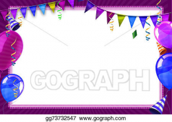 Drawing - Carnival background. Clipart Drawing gg73732547 - GoGraph