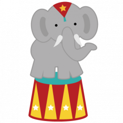Circus Elephant Png Svg For Clipart | Back to School Carnival ...