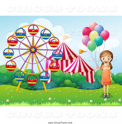 Carnival clipart fairground - Pencil and in color carnival clipart ...