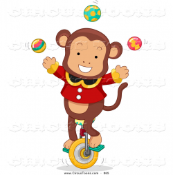 Carnival Monkey Clipart