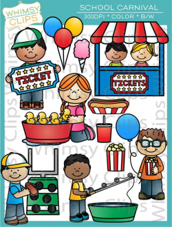 School Carnival Clip Art , Images & Illustrations | Whimsy Clips