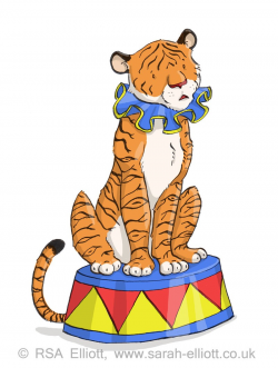 Carnival clipart tiger - Pencil and in color carnival clipart tiger