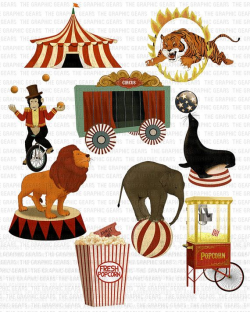 Circus Clip Art Vintage Circus Clipart Highly by ...