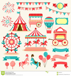 Vintage Carnival Clip Art Clipart regarding Awesome Vintage Circus ...