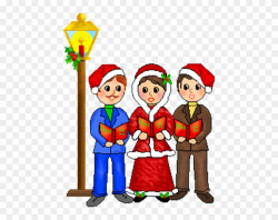 Banner Stock Caroling Clipart Carol Singer - Free Christmas ...