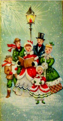 Vintage Mailbox Full of Christmas Cards Greeting Card | Songs, Doors ...