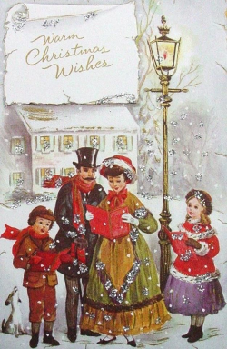 335 best Old Christmas Post Сards — Christmas Carolers images on ...