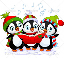 Christmas Carolers Penguins | I love cardmaking | Christmas ...