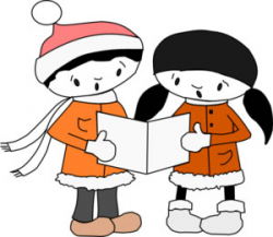 Christmas Carolers Silhouette at GetDrawings.com | Free for personal ...