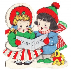 122 best CHRISTMAS CAROLERS images on Pinterest | Vintage christmas ...