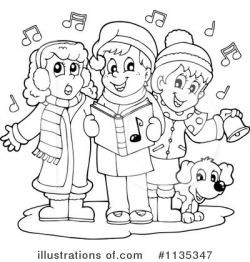Christmas Carols Clipart #1135347 - Illustration by visekart