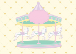 7x5FT Love Diamonds Pattern Carousel House Circus Tent Baby Shower ...