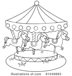 Carousel Black And White Clipart