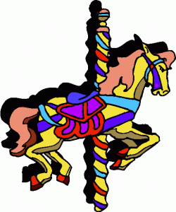 Image of Carousel Clipart #5878, Carousel Animals Clipart - Clipartoons