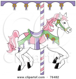 carnival amusement carousel horse | Royalty-Free (RF) Amusement Park ...