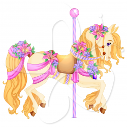 Carousel horse clipart | ClipartMonk - Free Clip Art Images