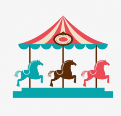 Carousel, Circus, Cartoon Carousel PNG and Vector for Free Download