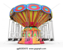 Stock Illustration - Carnival swing ride. Clip Art ...