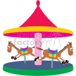 Royalty-Free carousel horse003 370207 clip art images, illustrations ...