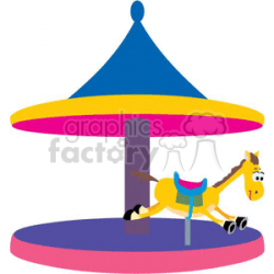 Royalty-Free carousel horse004 370210 clip art images, illustrations ...