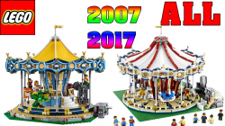 All LEGO Ferris Wheel,Carousel,Fairground 2007-2017 Sets - YouTube