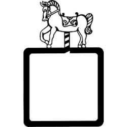 Carousel Horse Frame clipart, cliparts of Carousel Horse ...