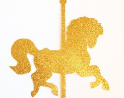 نتيجة بحث الصور عن carousel horse cake topper | DIY ...